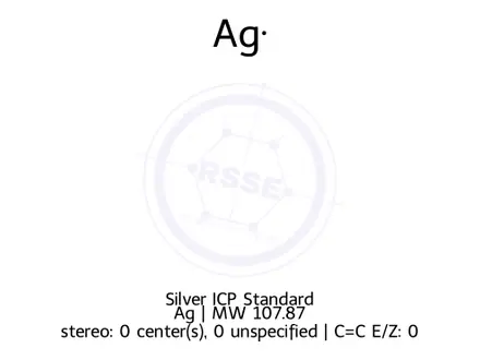 Chemical structure of Silver ICP Standard