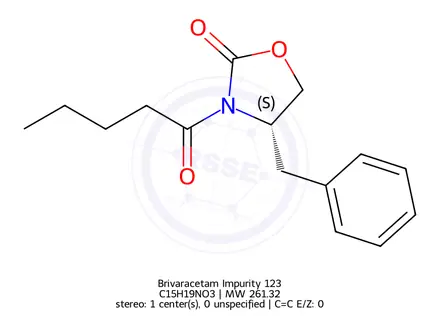 Chemical structure of Brivaracetam Impurity 123