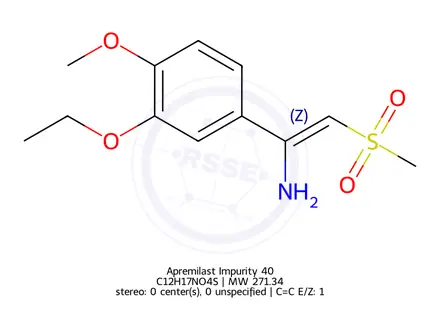 Chemical structure of Apremilast Impurity 40