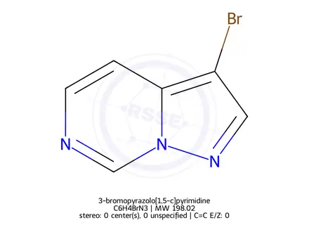 Chemical structure of 3-bromopyrazolo[1,5-c]pyrimidine