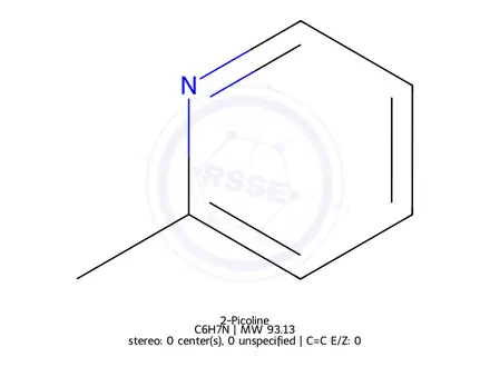 Chemical structure of 2-Picoline