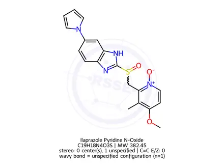 Chemical structure of Ilaprazole Pyridine N-Oxide
