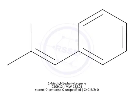 Chemical structure of 2-Methyl-1-phenylpropene