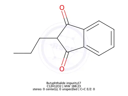 Chemical structure of Butyphthalide impurity17