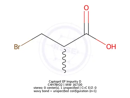 Chemical structure of Captopril EP Impurity D