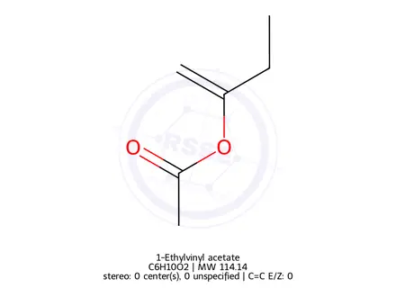 Chemical structure of 1-Ethylvinyl acetate