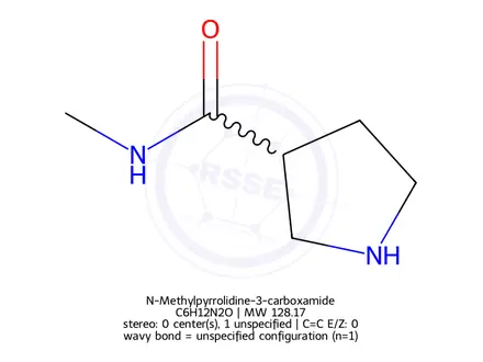 Chemical structure of N-Methylpyrrolidine-3-carboxamide