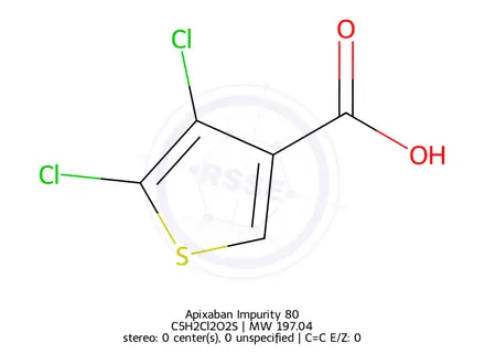Chemical structure of Apixaban Impurity 80