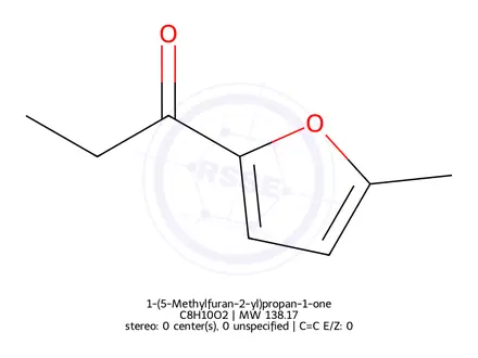 Chemical structure of 1-(5-Methylfuran-2-yl)propan-1-one