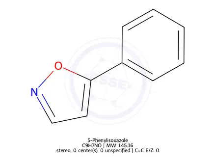 Chemical structure of 5-Phenylisoxazole
