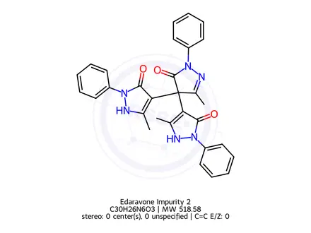Chemical structure of Edaravone Impurity 2
