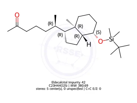 Chemical structure of Eldecalcitol Impurity 42