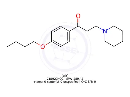 Chemical structure of Dyclonine
