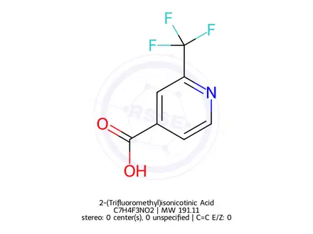 Chemical structure of 2-(Trifluoromethyl)isonicotinic Acid
