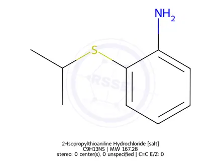 Chemical structure of 2-Isopropylthioaniline Hydrochloride