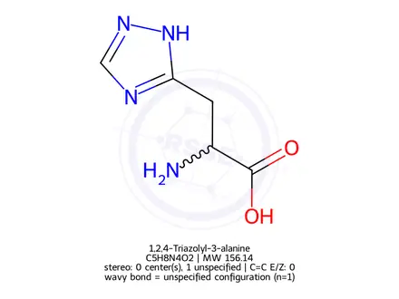 Chemical structure of 1,2,4-Triazolyl-3-alanine