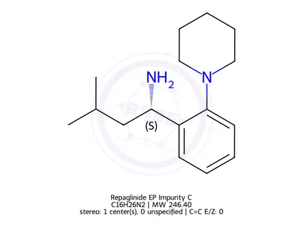 Chemical structure of Repaglinide EP Impurity C