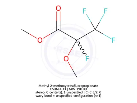 Chemical structure of Methyl 2-methoxytetrafluoropropionate
