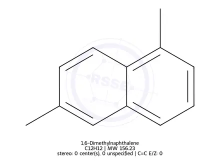 Chemical structure of 1,6-Dimethylnaphthalene