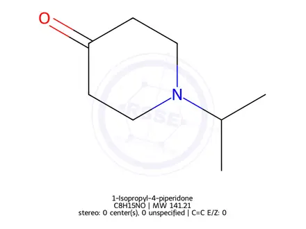 Chemical structure of 1-Isopropyl-4-piperidone