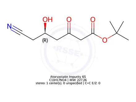 Chemical structure of Atorvastatin Impurity 65