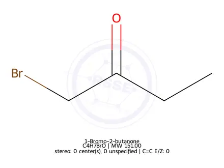 Chemical structure of 1-Bromo-2-butanone