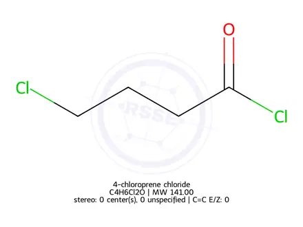 Chemical structure of 4-chloroprene chloride