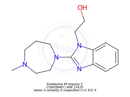 Chemical structure of Emedastine EP Impurity C