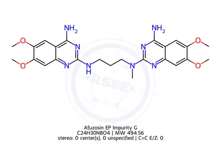 Chemical structure of Afuzosin EP Impurity G