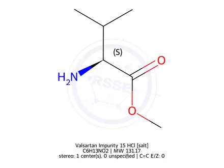 Chemical structure of Valsartan Impurity 15 HCl