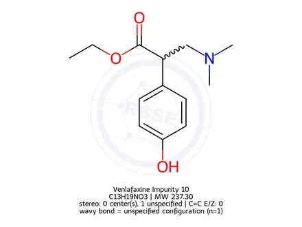 Chemical structure of Venlafaxine Impurity 10
