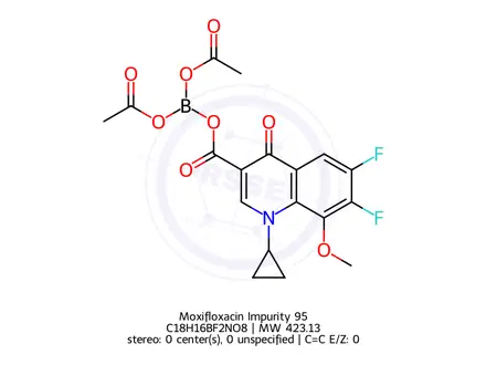 Chemical structure of Moxifloxacin Impurity 95
