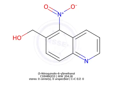 Chemical structure of (5-Nitroquinolin-6-yl)methanol