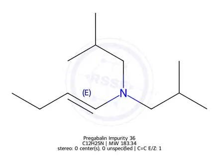 Chemical structure of Pregabalin Impurity 36
