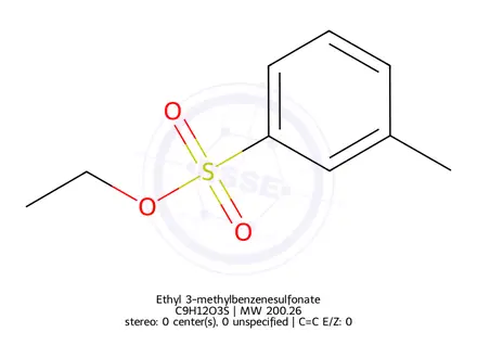Chemical structure of Ethyl 3-methylbenzenesulfonate