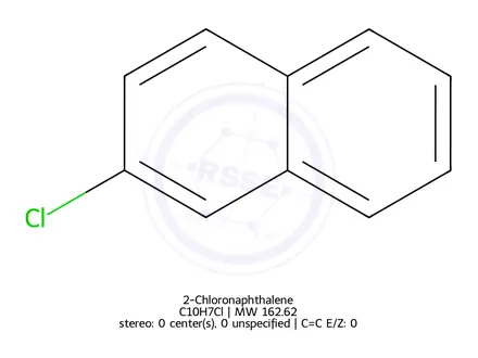 Chemical structure of 2-Chloronaphthalene