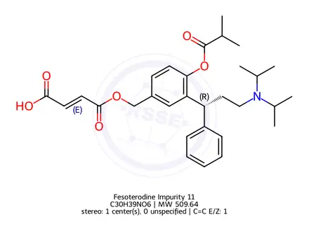 Chemical structure of Fesoterodine Impurity 11