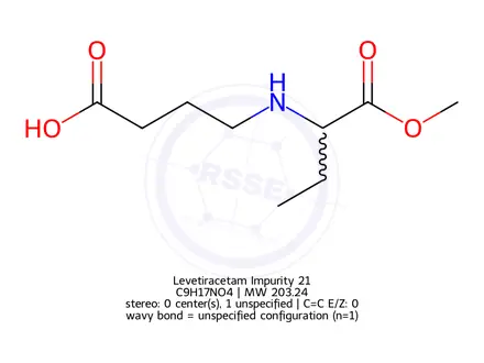 Chemical structure of Levetiracetam Impurity 21