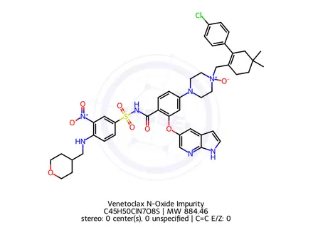 Chemical structure of Venetoclax N-Oxide Impurity