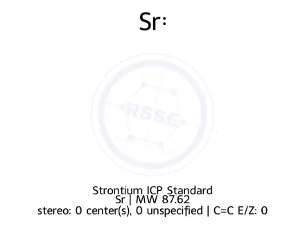 Chemical structure of Strontium ICP Standard