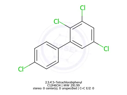 Chemical structure of 2,3,4',5-Tetrachlorobiphenyl