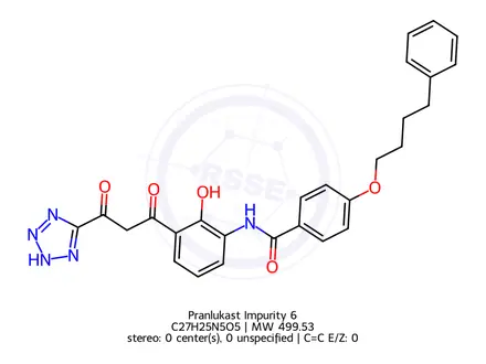 Chemical structure of Pranlukast Impurity 6
