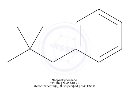 Chemical structure of Neopentylbenzene