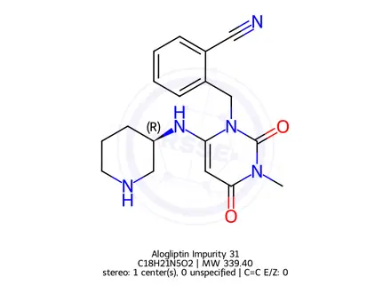 Chemical structure of Alogliptin Impurity 31