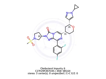 Chemical structure of Clenbuterol Impurity 6