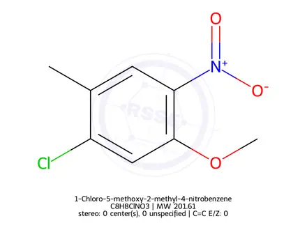 Chemical structure of 1-Chloro-5-methoxy-2-methyl-4-nitrobenzene