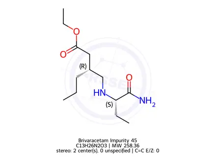 Chemical structure of Brivaracetam Impurity 45
