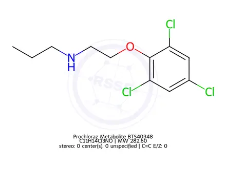 Chemical structure of Prochloraz Metabolite BTS40348