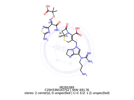 Chemical structure of FR295389