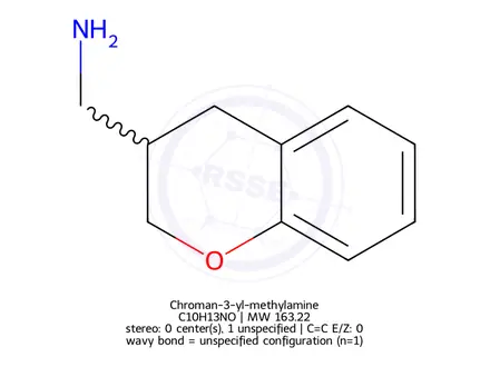 Chemical structure of Chroman-3-yl-methylamine
